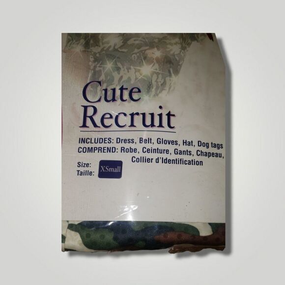 Secret Wishes Women's Cute Recruit Adult Costume with Holographic Sequine - Picture 6 of 7